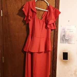 New Red cocktail dress